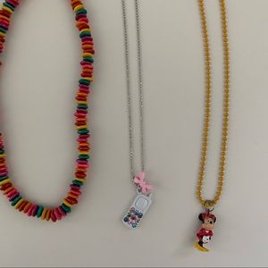 Set of kids necklaces